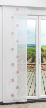 Flächenvorhang Lysel - Schiebegardine Kästchenspiel