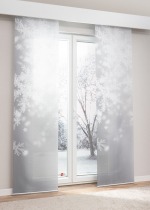 Flächenvorhang Lysel - Schiebegardine Schneegestöber