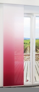 Schiebegardinen Flächengardine 245cm x 60cm, mit Farbverlauf