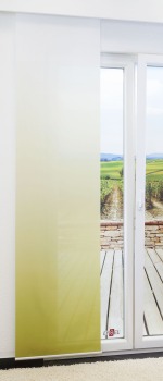 Schiebegardinen Flächengardine 245cm x 60cm, mit Farbverlauf