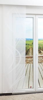 Schiebegardine Geschweift I