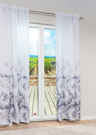 ArtikelbildDekoschal Lysel #1W Aratana in graubeige