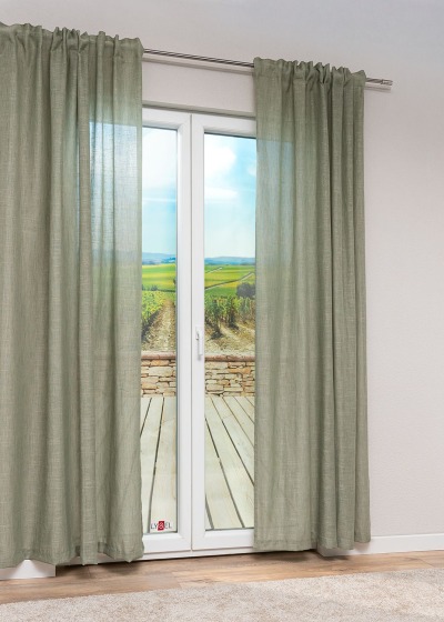 ArtikelbildDekoschal Lysel #1W Caribes in oliv