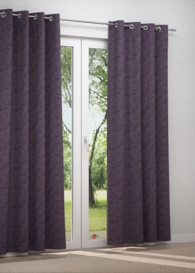 Ösenschal in violett