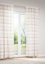 Vorschau Lysel - Dekoschal Linisa #1W in Blassgrün rotbraun