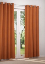 Ösenschal in orange