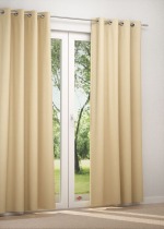 Ösenschal in Beige