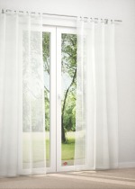 Schlaufenschal in weiß