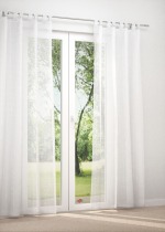 Schlaufenschal in weiß