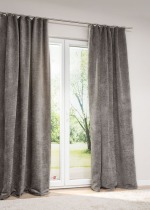 betongrau Vorschau Lysel - Dekoschal Thermo Parca #1W in Ockergelb betongrau