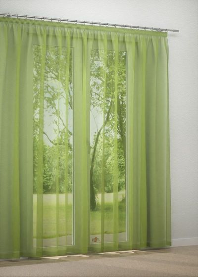 Gardinenstore in Grün