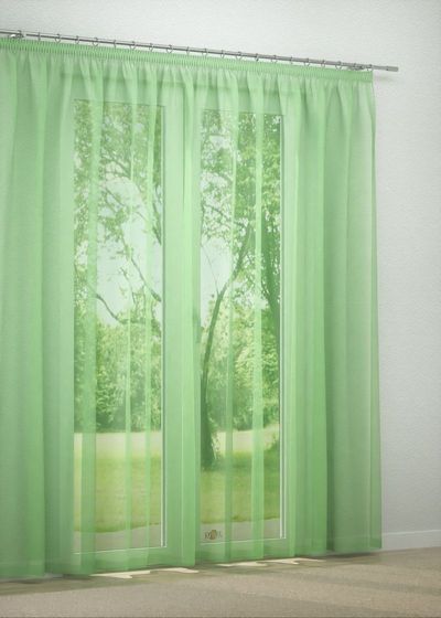 Gardinenstore in Grün