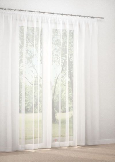 Gardinenstore in Weiß