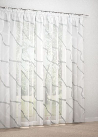 Gardinenstore in Grau