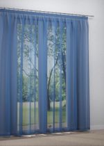 Gardinenstore in Blau