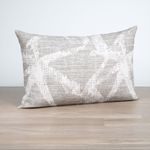 Dekokissen rechteckig in Grau