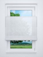 Raffrollo professional in Weiß