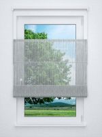 Raffrollo professional in Weiß