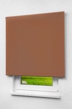 Rollo Standard Lysel Outlet - Basisrollo Tageslicht Kastanienbraun
