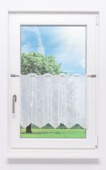 Scheibengardine Scheibengardine von Lysel - Blume mit Glitzerstein