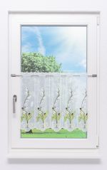 Scheibengardine Scheibengardine Plauener Spitze - Maiglöckchenzweig