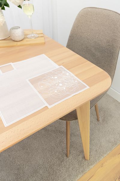Deckchen Plauener Spitze® #1W Analiza in Weiß