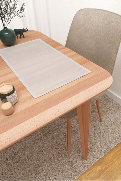 Platzdeckchen Lysel #3J Morelia in silbergrau