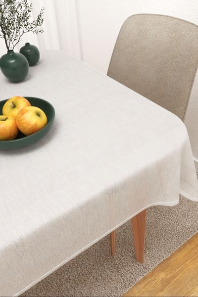 Tischdecke eckig Lysel #3J Severin in cremeweiß