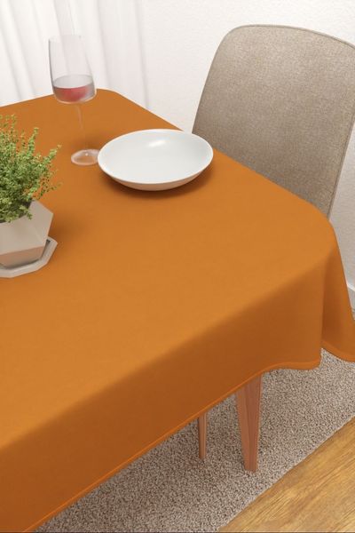 Tischdecke eckig Lysel #3J Thermos in apricot