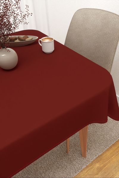 Tischdecke eckig Lysel #3J Thermos in bordeaux