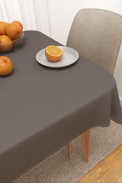 Tischdecke eckig Lysel #3J Thermos in steingrau