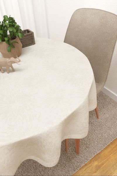 Tischdecke rund Lysel #3J Rumorosa in creme