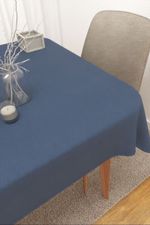 Tischdecke eckig in blau
