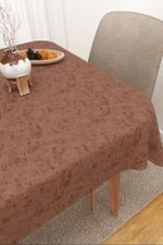 Tischdecke eckig in braun