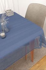 Tischdecke eckig in Blau