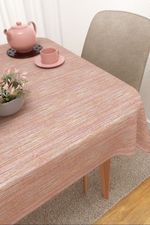 Tischdecke eckig in rosa