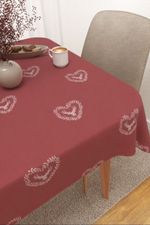 Tischdecke eckig in Rot