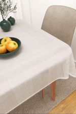 Tischdecke eckig in Weiß