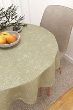 Tischdecke rund in grün