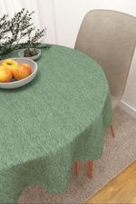 Tischdecke rund in grün
