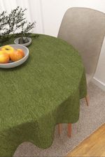 Tischdecke rund in grün