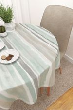 Tischdecke rund in grün