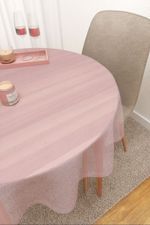 Tischdecke rund in Violett