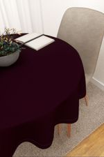 Tischdecke rund in Violett