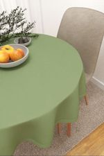 Tischdecke rund in Grün