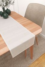 Tischläufer in beige