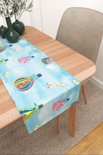 Tischläufer in Blau