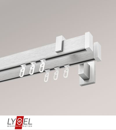 Lysel - SET Coral 160cm mit Endstücke Quadro in Silber