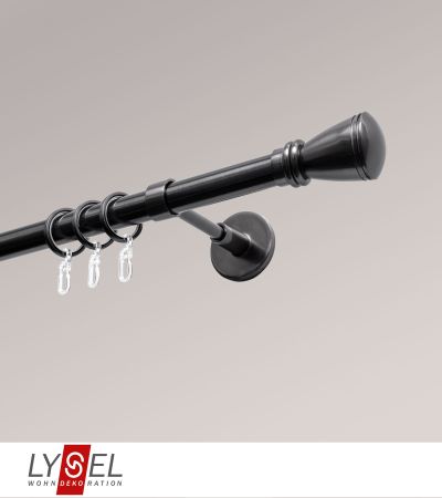 Lysel - SET Opal 160cm Träger geschlossen mit Endstücke Konus in Titan