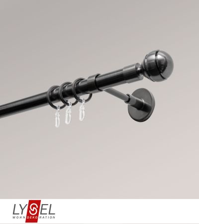 Lysel - SET Opal 160cm Träger geschlossen mit Endstücke Kugel in Titan
